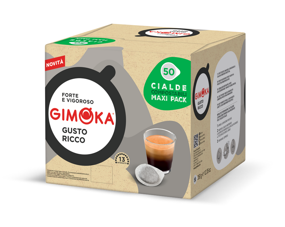 GUSTO RICCO 50 cialdi kafe ESE44mm