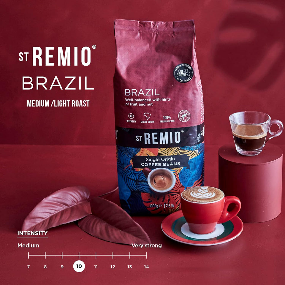 PRŽENA KAFA U ZRNU ST REMIO BRAZIL UTZ 1000G C AU RA