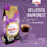 Gimoka Vellutato Rainforest 100 % arabica Пржена кафа у зрну 1000G