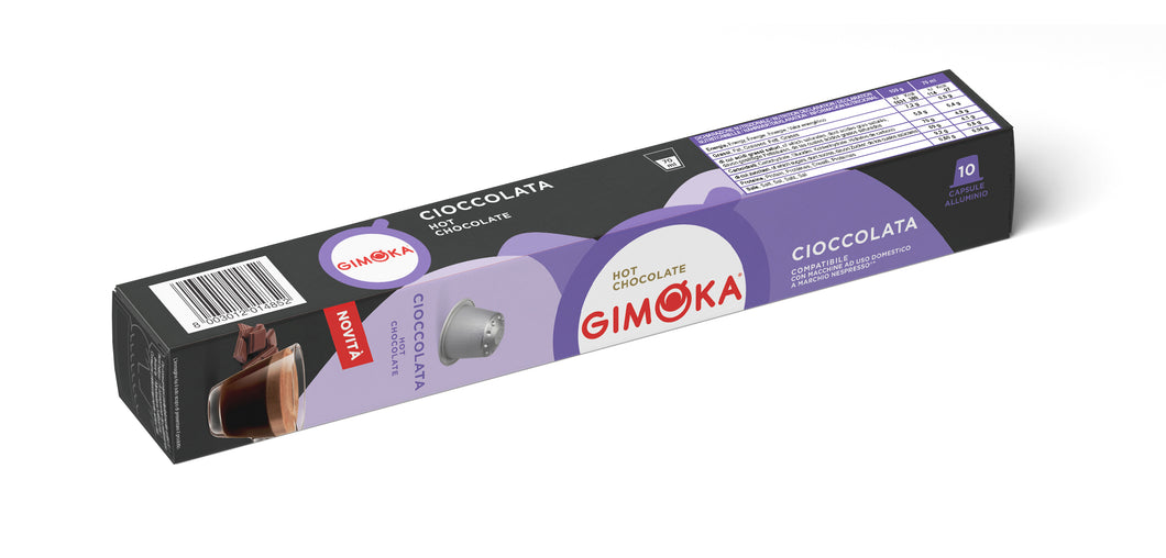 ☕ Čokoladni napitak u kapsulama – Gimoka Nespresso kompatibilno (10 kom)