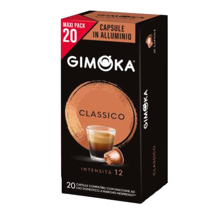 KAPSULE ZA KAFU GIMOKA NESPRESSO IN ALLUMINIO CLASSICO X20