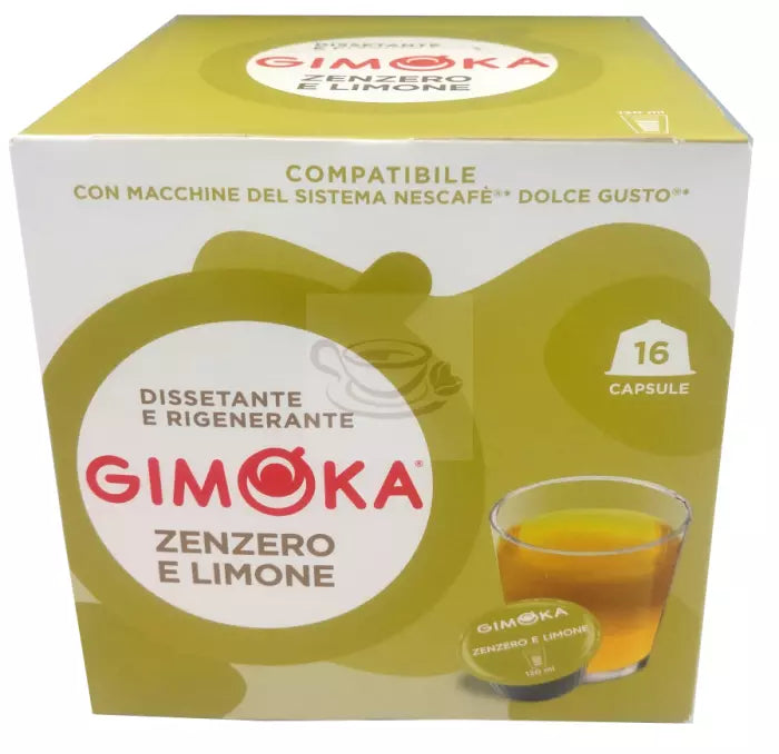 GIMOKA KAPSULE ZA KAFU DOLCE GUSTO  ZENZERO E LIMONE X16