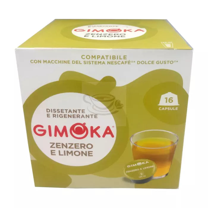 GIMOKA KAPSULE ZA KAFU DOLCE GUSTO  ZENZERO E LIMONE X16