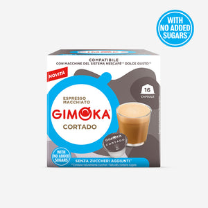 GIMOKA KAPSULE ZA KAFU DOLCE GUSTO Cortado senza zuccheri aggiunti