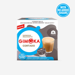 GIMOKA KAPSULE ZA KAFU DOLCE GUSTO Cortado senza zuccheri aggiunti