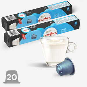 KAPSULE ZA KAFU GIMOKA NESPRESSO IN ALLUMINIO LATTE X10 AL/T 10 KOM