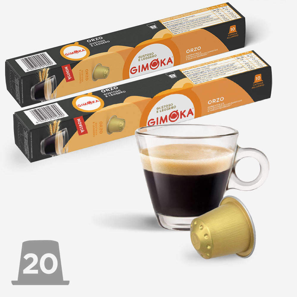 KAPSULE ZA KAFU GIMOKA NESPRESSO IN ALLUMINIO ORZO X10 AL/T 20 KOM