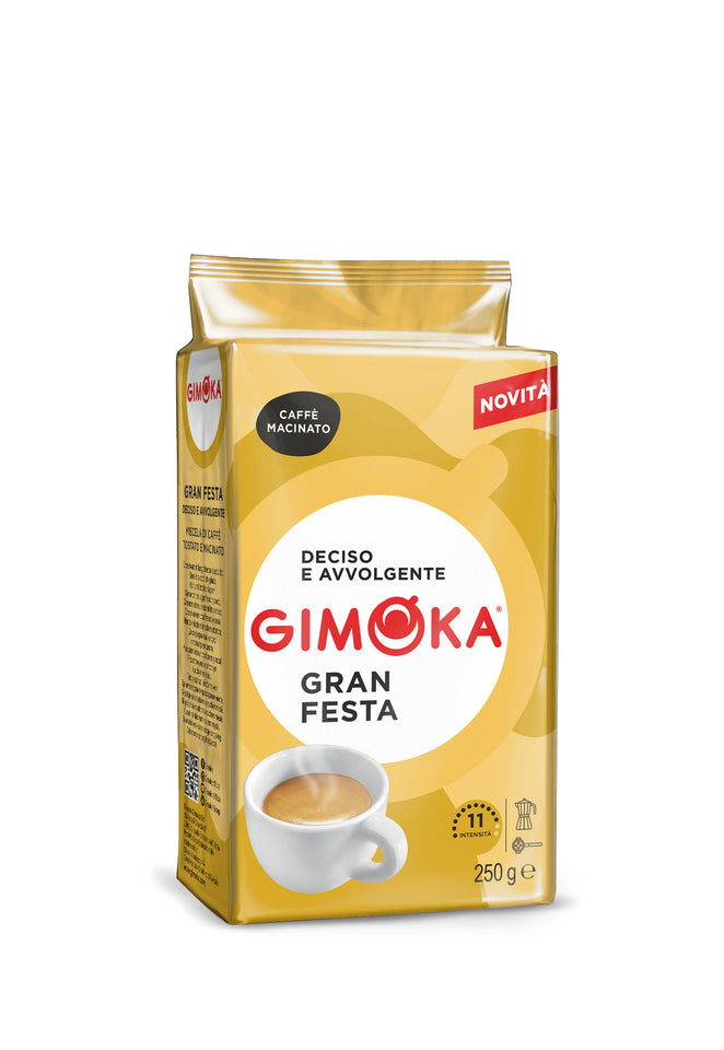 Gimoka Gran Festa PRŽENA MLEVENA KAFA ZA ESPRESSO I ZA MOKA APARAT 250 grama